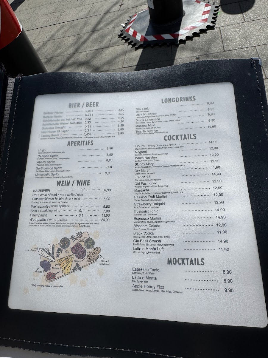 Menu Wine & Coffee House (Café, Bar & Spirituosengeschäft)-1